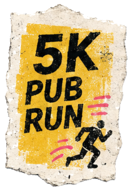 5K Pub Run poster